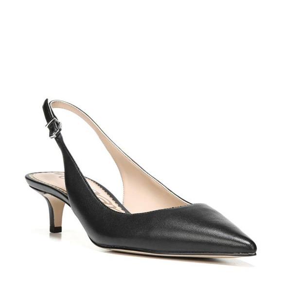 SAM EDELMAN Leather Slingback Kitten Heels - Picture 3 of 8